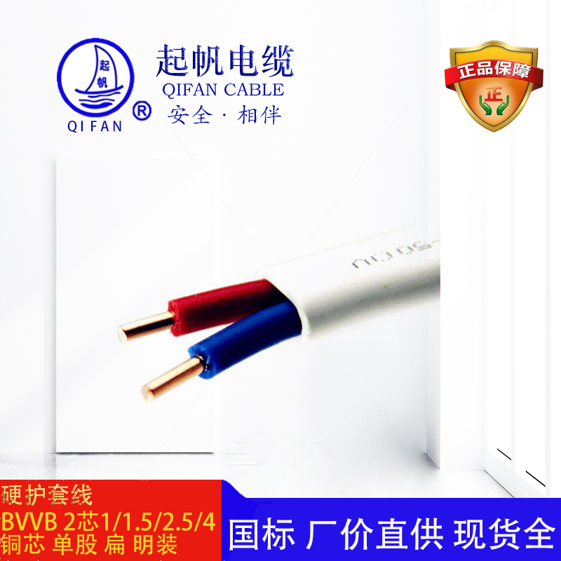 BVVB_硬護(hù)套線_扁電源線